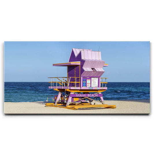 South Beach Lifeguard Tower - Pink