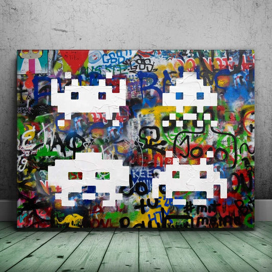 Space Invaders Graffiti