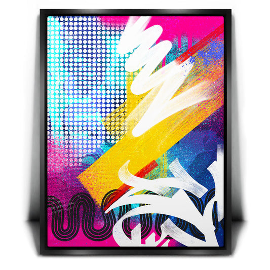 Spray That Color - Graffiti Posters, Prints, & Visual Artwork TheGoatWallArt PORTRAIT 18x24 1.70" BLACK FRAME