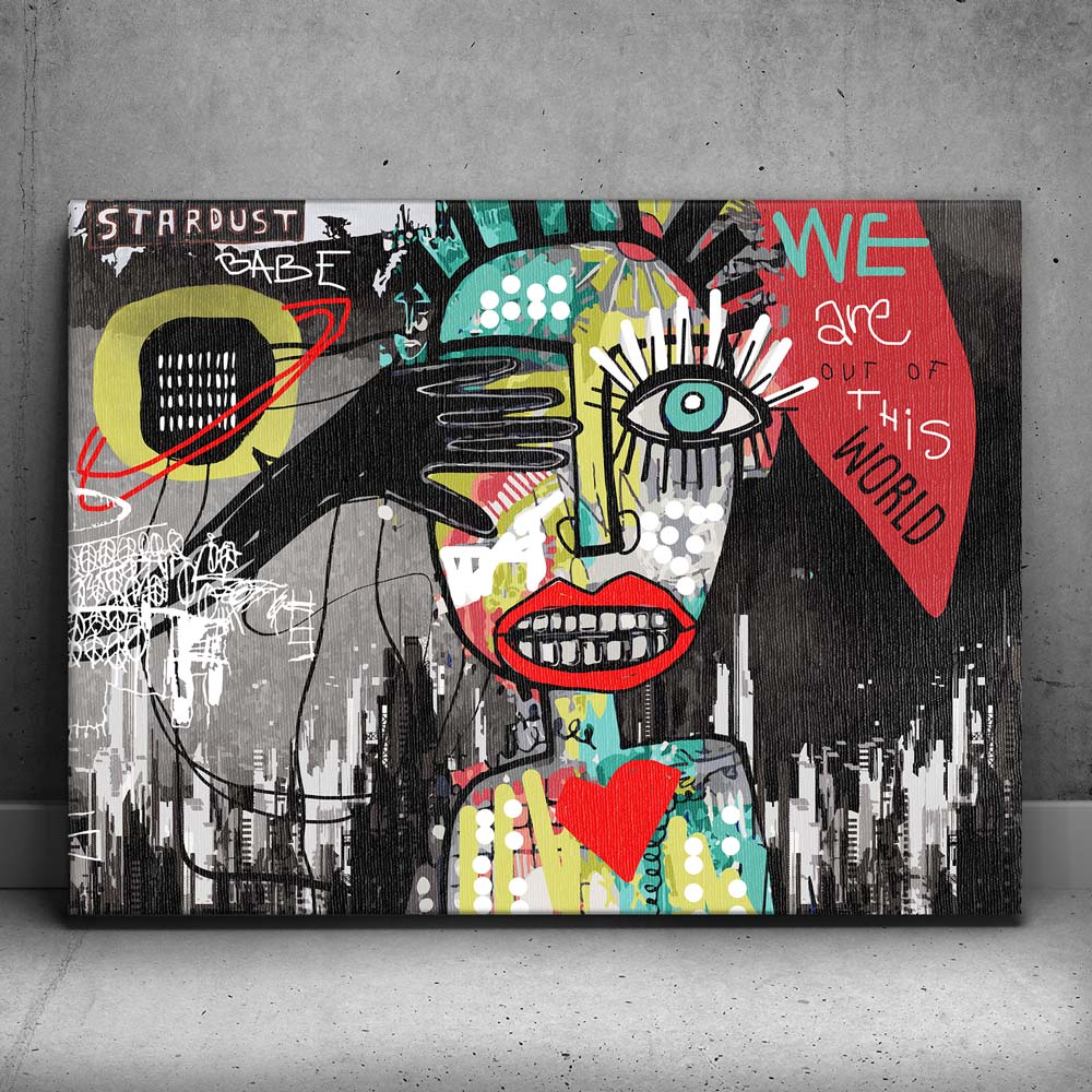 Stardust Babe - Basquiat Style
