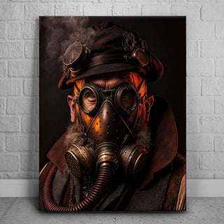 Steampunk Gas Mask - Orange