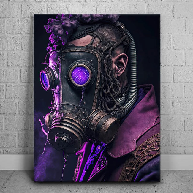 Featured image 1 for Steampunk Gas Mask - Purple