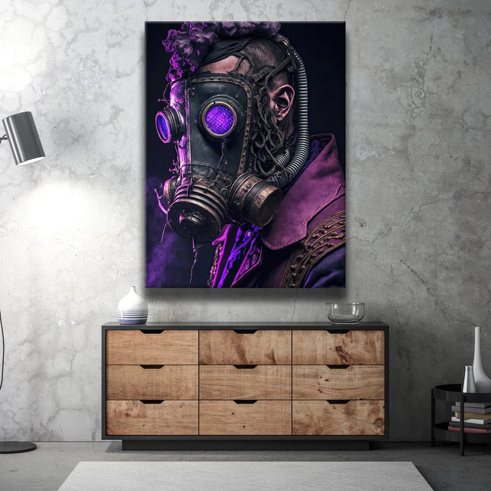 Featured image 2 for Steampunk Gas Mask - Purple