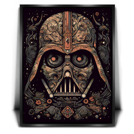 Steampunk Sith Posters, Prints, & Visual Artwork TheGoatWallArt PORTRAIT 18x24 1.70" BLACK FRAME