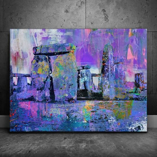 Stonehenge Posters, Prints, & Visual Artwork TheGoatWallArt LANDSCAPE 24x18 0.75" STANDARD