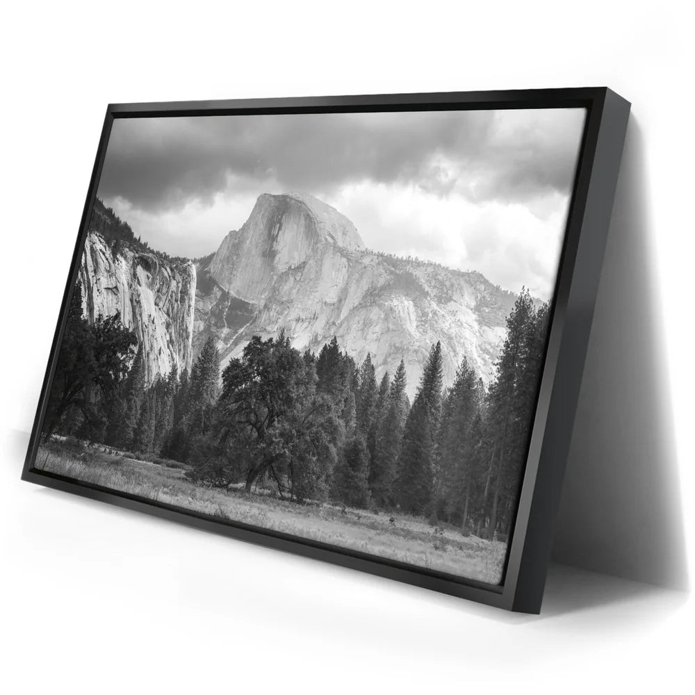 Featured image 2 for Storm Light At Half Dome - BW