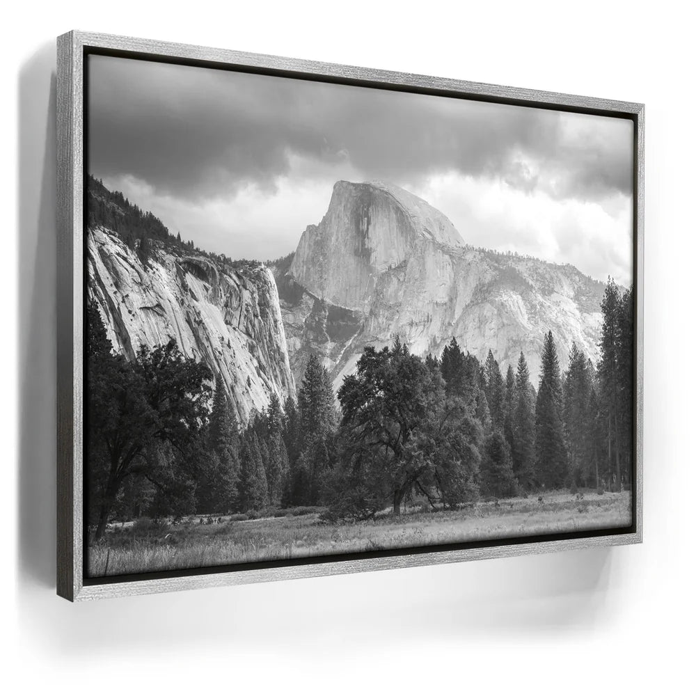 Featured image 8 for Storm Light At Half Dome - BW
