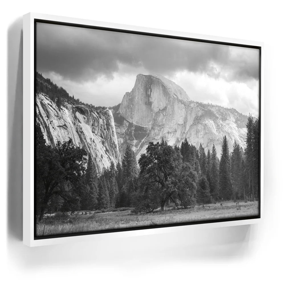 Featured image 6 for Storm Light At Half Dome - BW