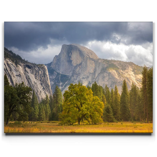 Storm Light At Half Dome