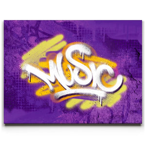 Street Music -Graffiti - Purple