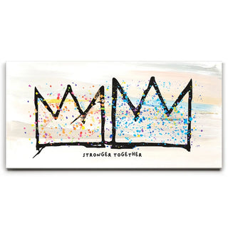 Stronger Together I - Basquiat Inspired