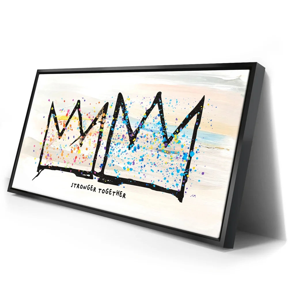 Featured image 2 for Stronger Together I - Basquiat Inspired