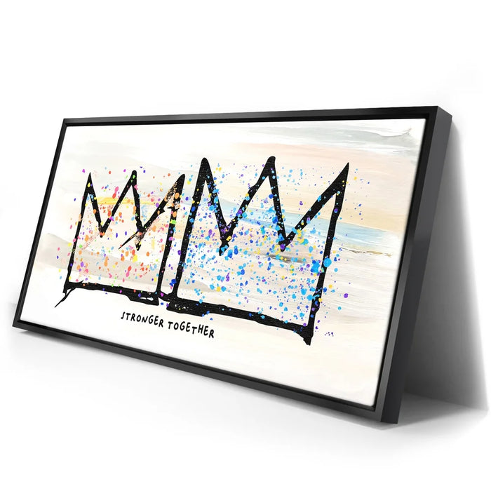 Featured image 2 for Stronger Together I - Basquiat Inspired