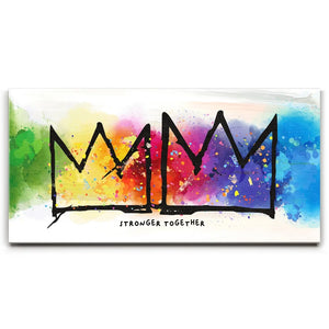 Stronger Together II - Basquiat Inspired