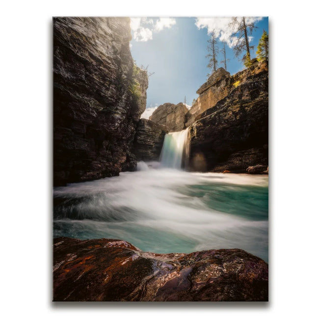 Featured image 1 for Summertime Rush - Saint Mary's Falls, Glacier National Park
