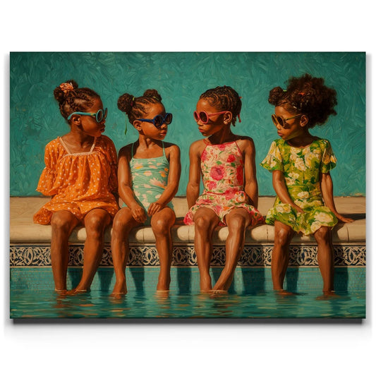 Sunglass Society Posters, Prints, & Visual Artwork TheGoatWallArt LANDSCAPE 24x18 0.75" STANDARD