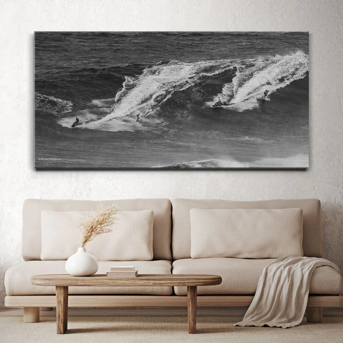 Featured image 2 for Surfing Jaws, Maui - B&W