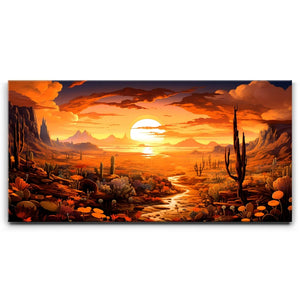 Surreal Desert Sunset