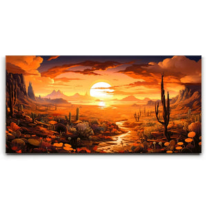 Surreal Desert Sunset