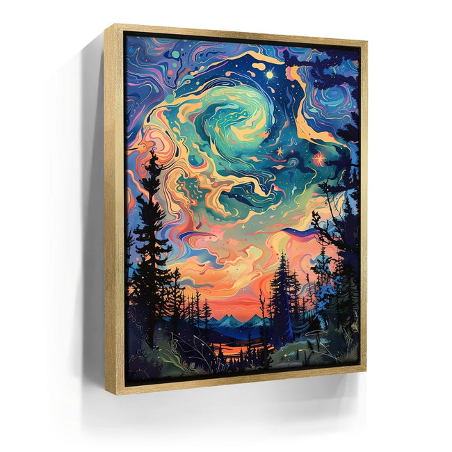 Featured image 7 for Swirly Aurora Sunset Fantasy