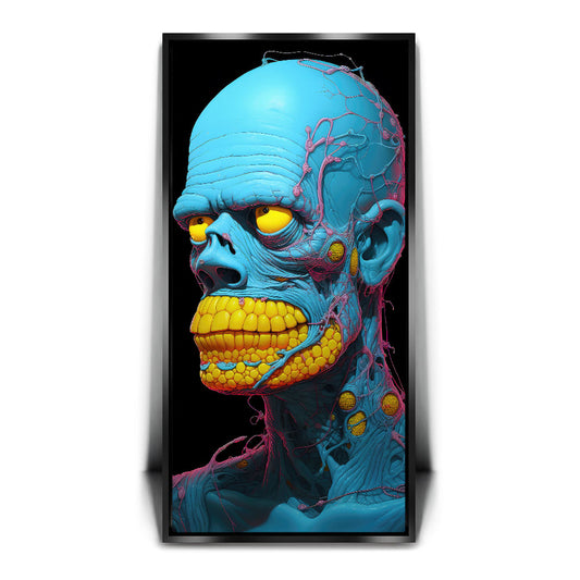 Synthetic Anomaly Posters, Prints, & Visual Artwork TheGoatWallArt PORTRAIT - TALL 15x30 1.70" BLACK FRAME