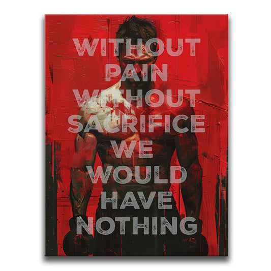 T. Durden Posters, Prints, & Visual Artwork TheGoatWallArt PORTRAIT 18x24 0.75" STANDARD