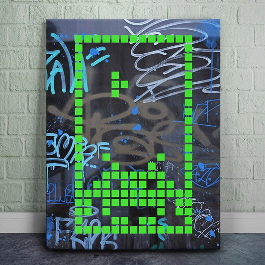 Tetris Graffiti Invader