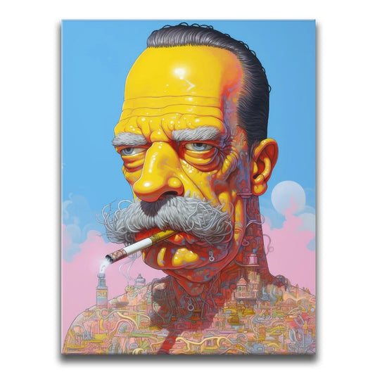 The Anatomy of Addiction Posters, Prints, & Visual Artwork TheGoatWallArt PORTRAIT 18x24 0.75" STANDARD