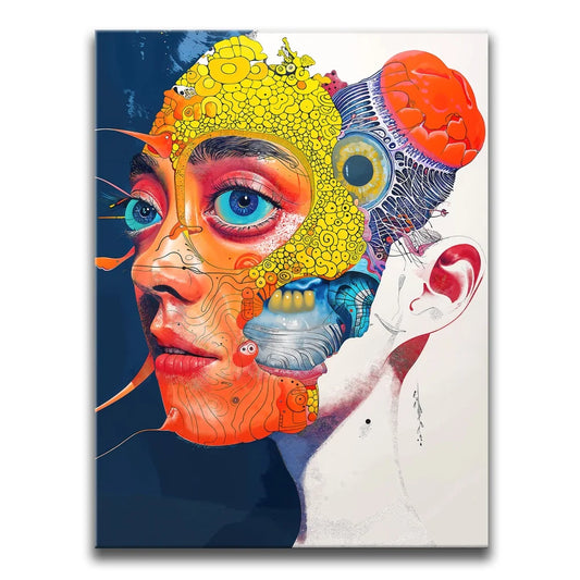 The Anatomy Of Imagination Posters, Prints, & Visual Artwork TheGoatWallArt PORTRAIT 18x24 0.75" STANDARD