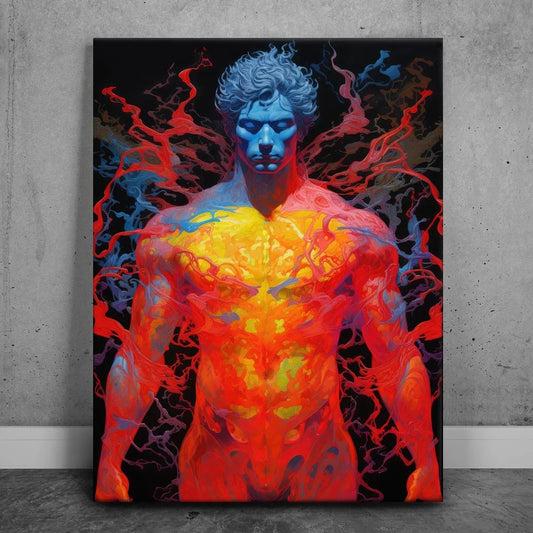 The Birth of a God Posters, Prints, & Visual Artwork TheGoatWallArt PORTRAIT 18x24 0.75" STANDARD