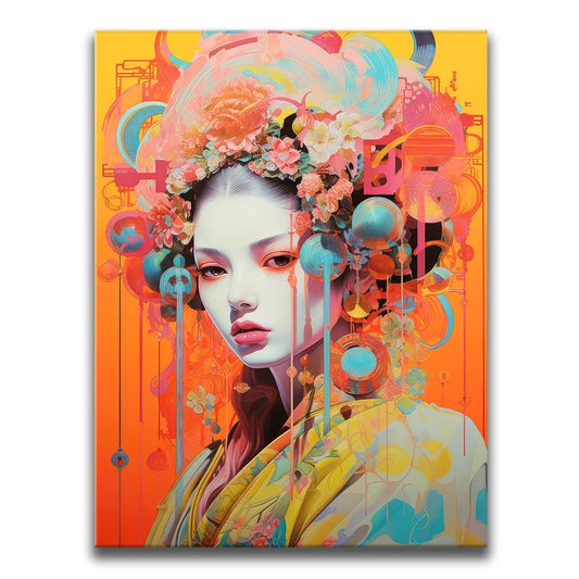 The Blossom Empress Posters, Prints, & Visual Artwork TheGoatWallArt PORTRAIT 18x24 0.75" STANDARD