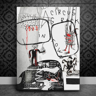 The Circus is Back In Town - Basquiat Style