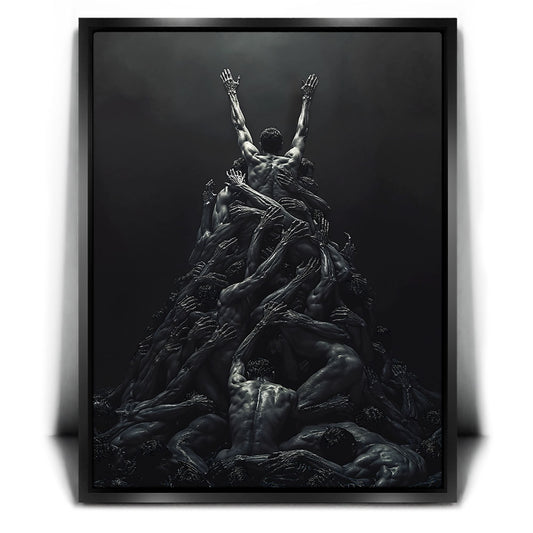 The Climb To Redemption Posters, Prints, & Visual Artwork TheGoatWallArt PORTRAIT 18x24 1.70" BLACK FRAME