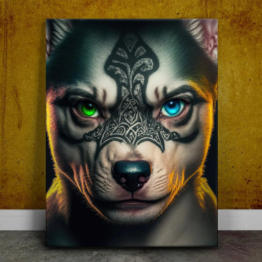The Family Protector Posters, Prints, & Visual Artwork TheGoatWallArt PORTRAIT 18x24 0.75" STANDARD