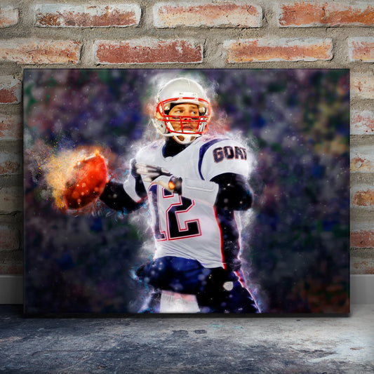 The Legend Posters, Prints, & Visual Artwork TheGoatWallArt LANDSCAPE 24x18 0.75" STANDARD