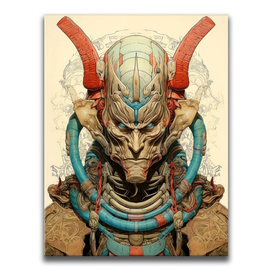 The Mechanical Shogun Posters, Prints, & Visual Artwork TheGoatWallArt PORTRAIT 18x24 0.75" STANDARD