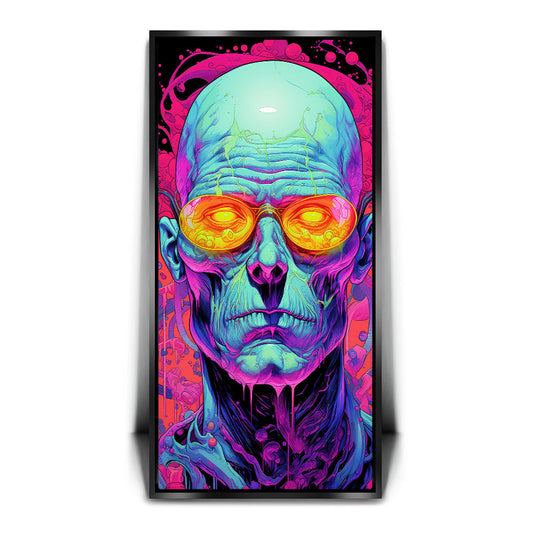The Oracle of Color Posters, Prints, & Visual Artwork TheGoatWallArt PORTRAIT - TALL 15x30 1.70" BLACK FRAME