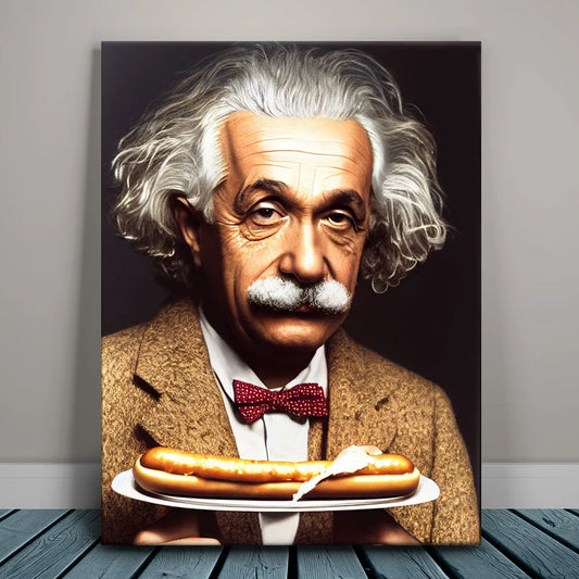 The Smartest Wiener Ever Posters, Prints, & Visual Artwork TheGoatWallArt PORTRAIT 18x24 0.75" STANDARD
