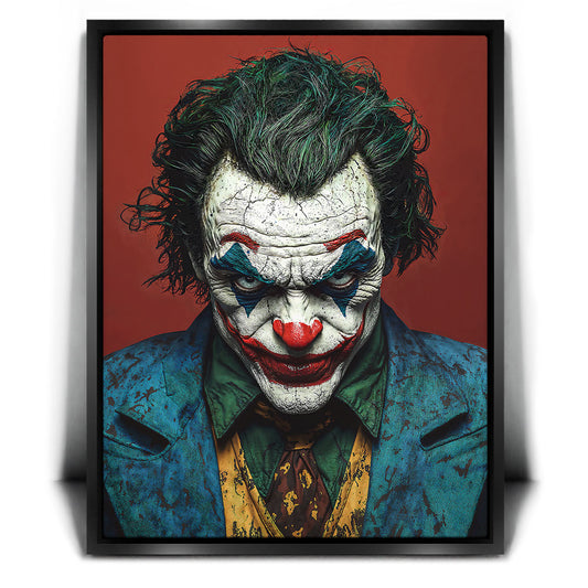 The Smiling Menace Posters, Prints, & Visual Artwork TheGoatWallArt PORTRAIT 18x24 1.70" BLACK FRAME