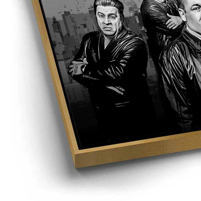 Featured image 12 for The Sopranos Canvas Set - Black & White