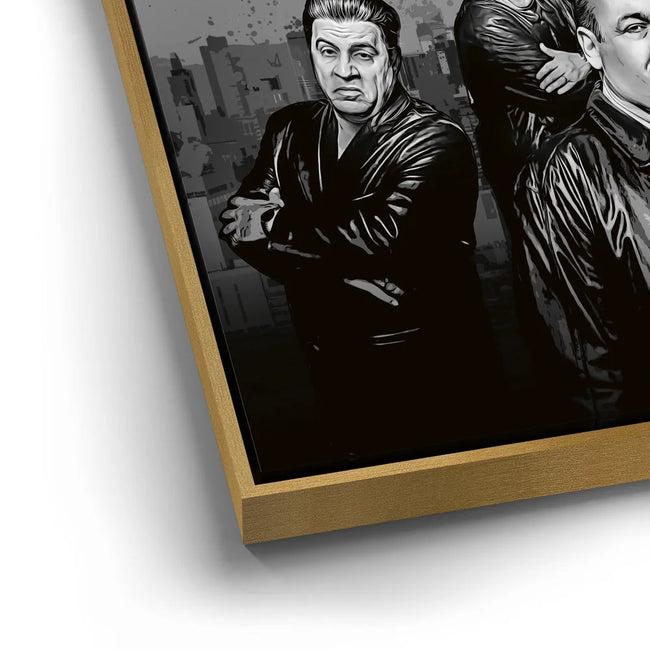 Featured image 12 for The Sopranos Canvas Set - Black & White