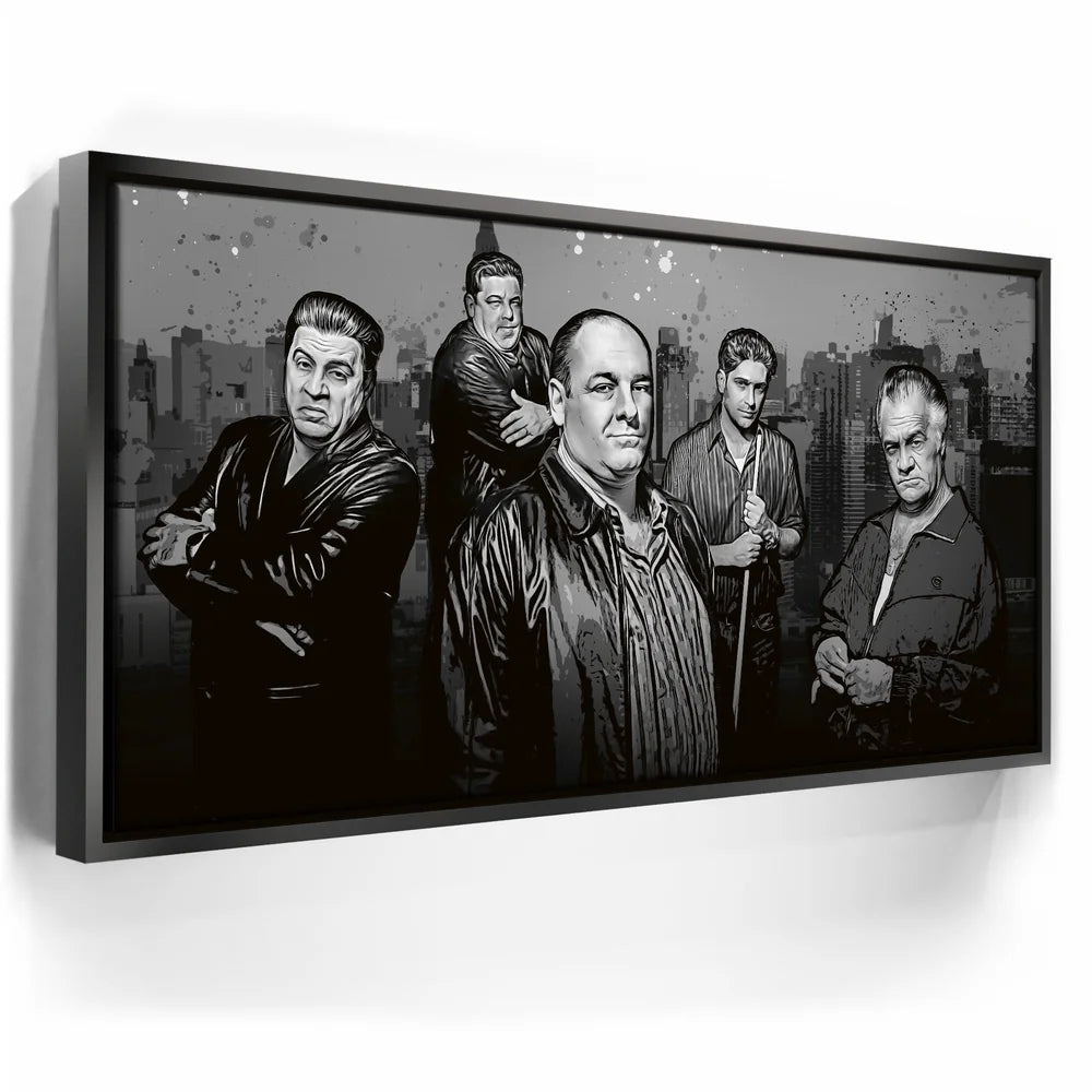 Featured image 5 for The Sopranos Canvas Set - Black & White