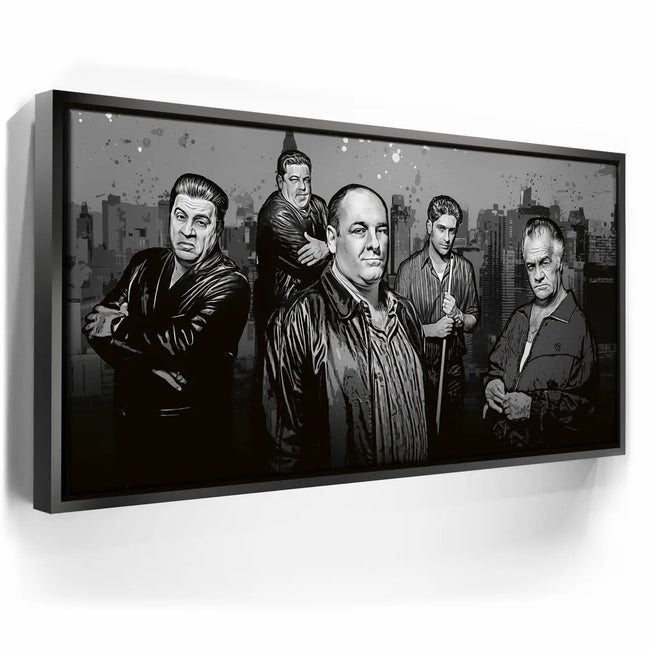 Featured image 5 for The Sopranos Canvas Set - Black & White
