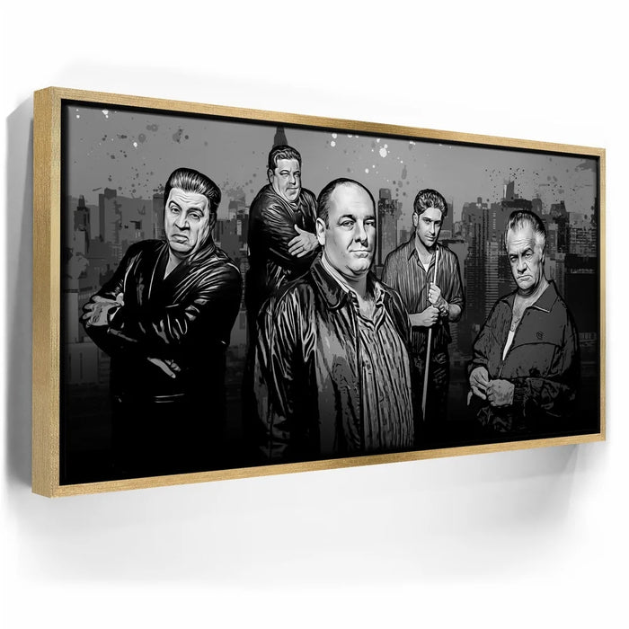 Featured image 7 for The Sopranos Canvas Set - Black & White