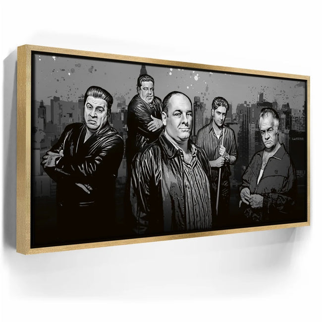 Featured image 7 for The Sopranos Canvas Set - Black & White