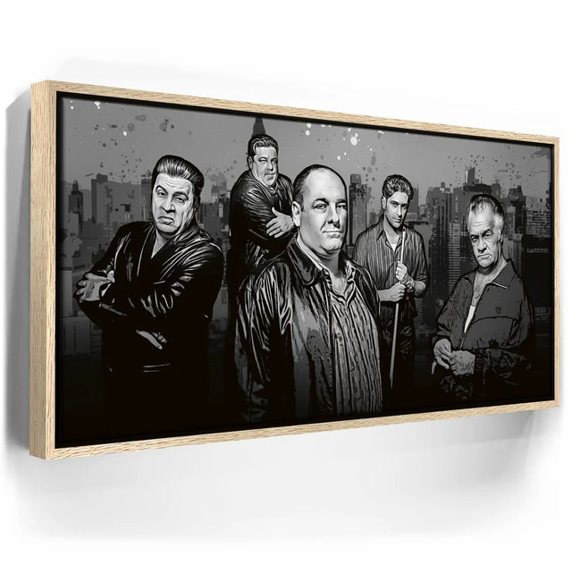 Featured image 9 for The Sopranos Canvas Set - Black & White