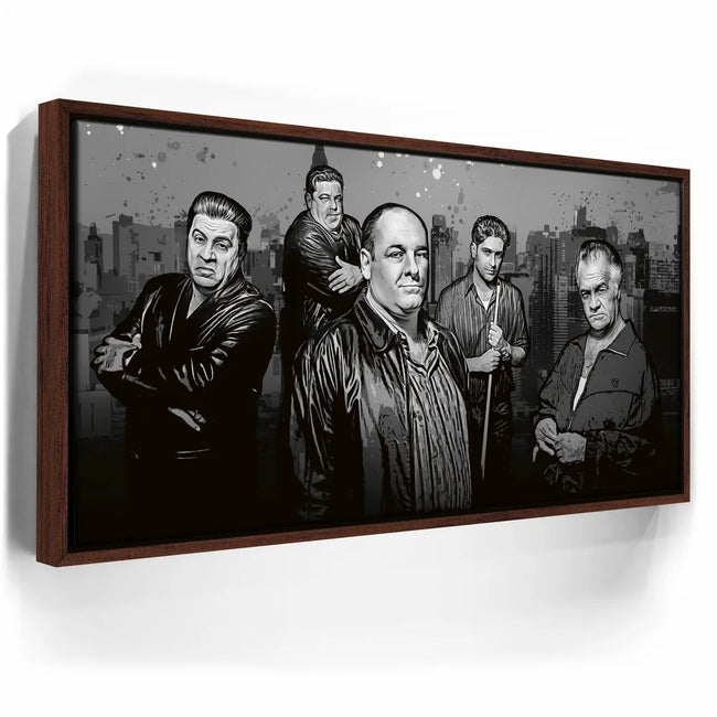 Featured image 10 for The Sopranos Canvas Set - Black & White