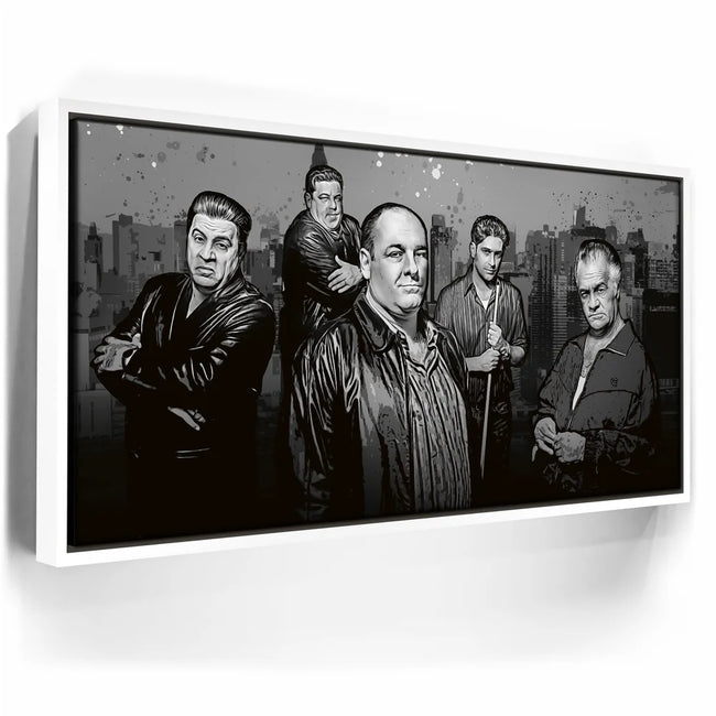 Featured image 6 for The Sopranos Canvas Set - Black & White