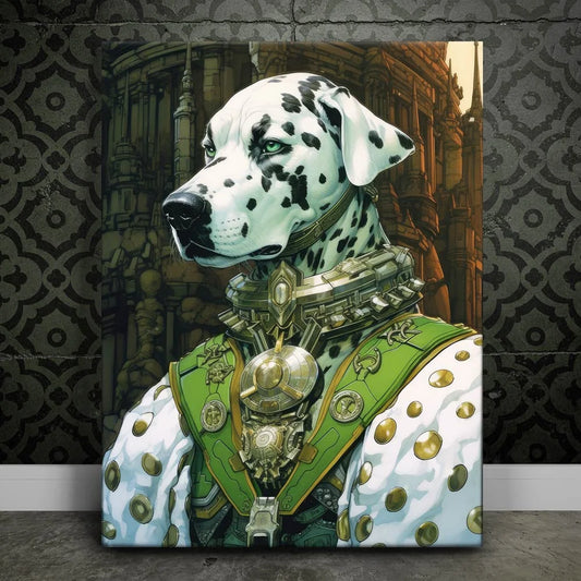 The Spotted Duke Posters, Prints, & Visual Artwork TheGoatWallArt PORTRAIT 18x24 0.75" STANDARD