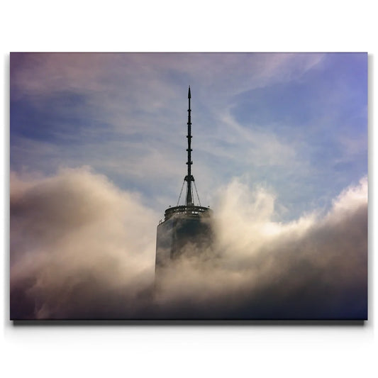 The Top Of 1 World Trade Center Posters, Prints, & Visual Artwork TheGoatWallArt LANDSCAPE 24x18 0.75" STANDARD